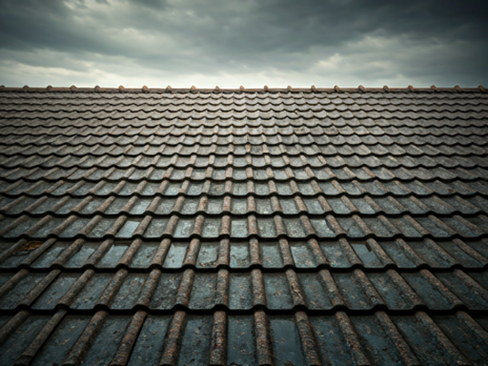 Heritage Manor roof before restoration